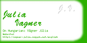 julia vagner business card