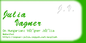 julia vagner business card